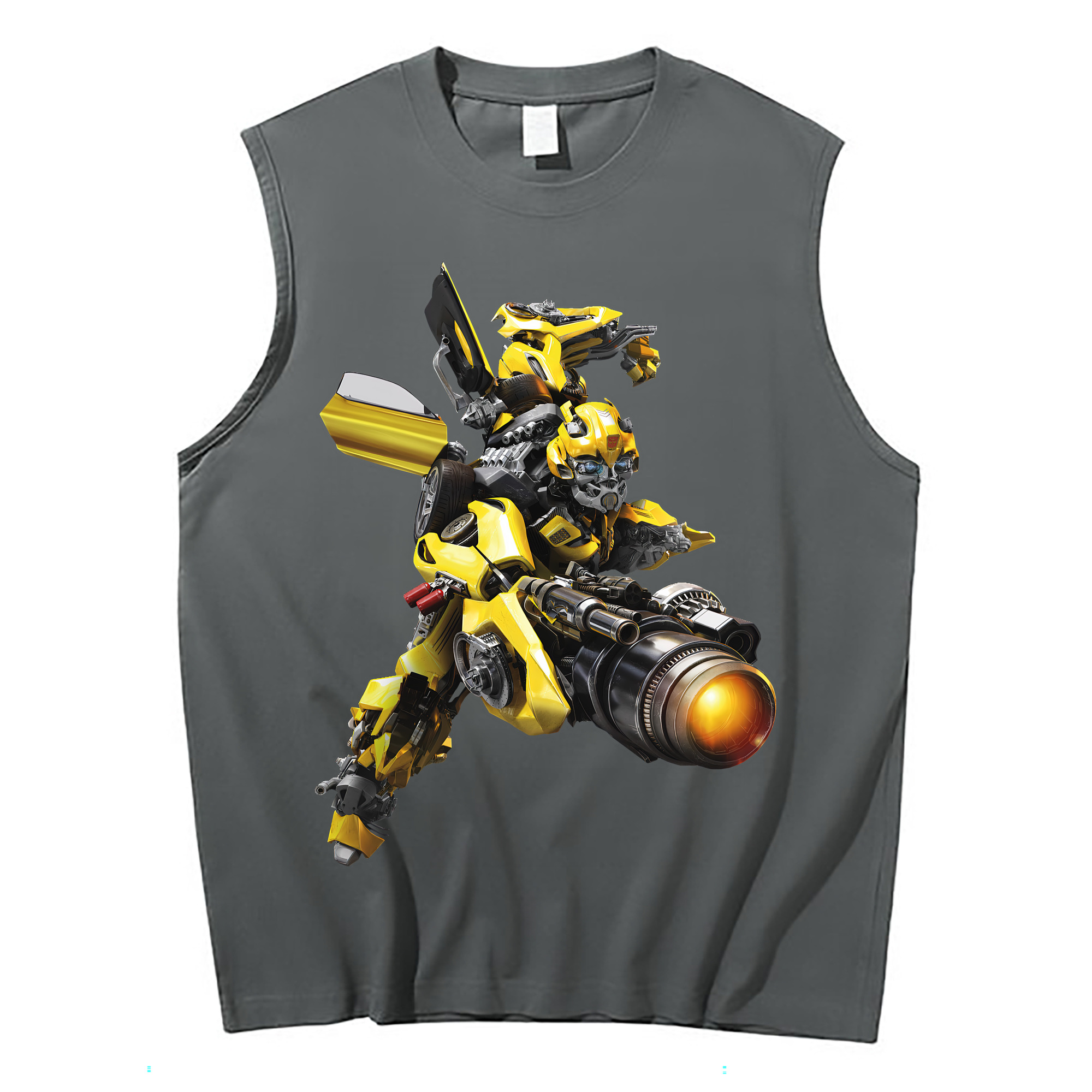 （画像用） Transformers トランスフォーマー コットン100％タンクトップ（フロントプリント）
